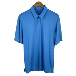 PO574 Mens Adidas Golf Performance Tour Striped Stretch Polo Shirt M